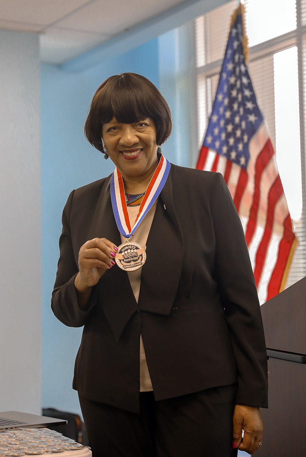 Sergeant Major Mary L. Aurtrey, Indiana's inaugural Community Hero